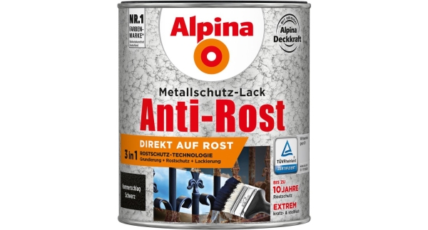 Alpina Metallschutz-Lack Anti-Rost (Hammerschlag)