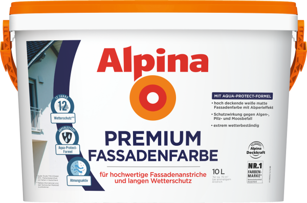Alpina Premium FassadenFarbe